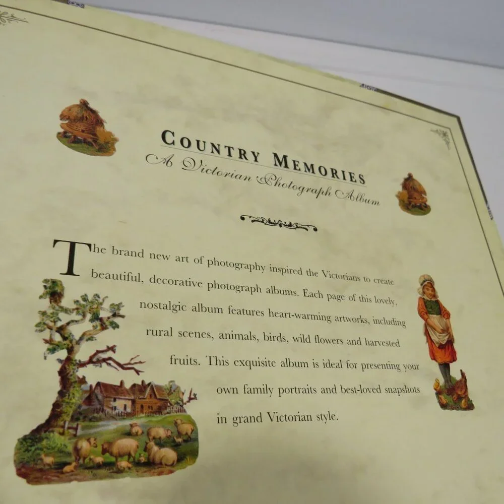 Victorian Vintage Style Photo Album: Country Memories Farmhouse